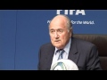 FIFA President is so sad