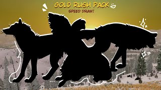 Gold Rush Pack Speed Draw WolfQuest AE