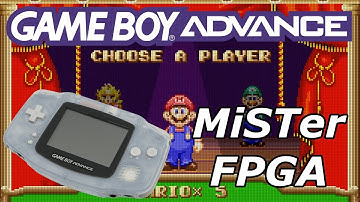 Gameboy Advance on MiSTer FPGA - Testing and Features - A Quick Look!
