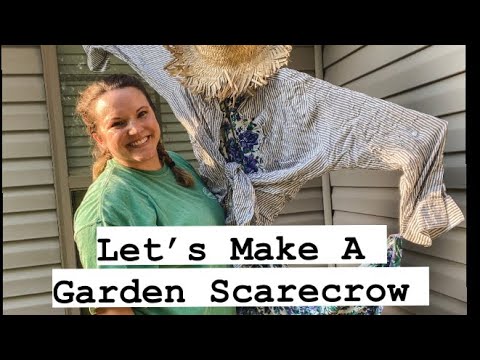 Βίντεο: Scarecrows In The Garden - Creating Garden Scarecrows With Kids