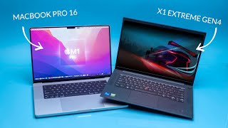 MacBook Pro 16 vs Lenovo X1 Extreme Gen 4 - Make the Right Choice!