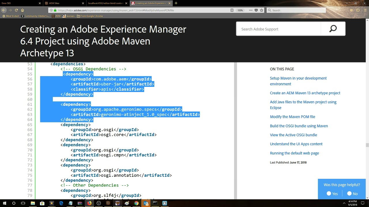 Solved: Error injecting: org.apache.maven.artifact.install - Adobe  Experience League Community - 423209