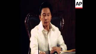 SYND 18 1 77 EXCLUSIVE INTERVIEW WITH PRESIDENT MARCOS OF PHILIPPINES IN MANILA