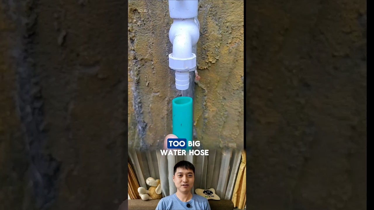 Гениальная идея подключить шланг к водопроводному крану 