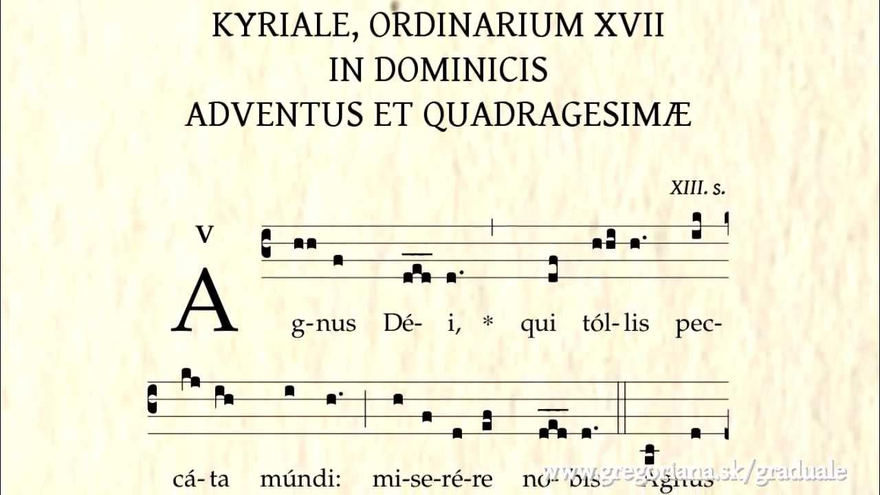Missa 17: Agnus Dei Missa 17: Agnus Dei