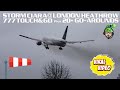 #StormCiara at London Heathrow - 20+ Go-Arounds and Crosswind Landings!!