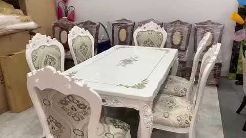 Bộ Bàn Ăn Tân Cổ Điển Nhập Khẩu GR LOUIS032