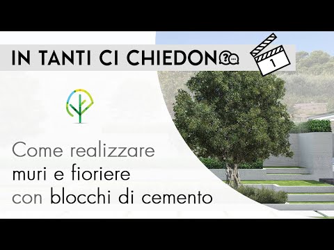 [#1 IN TANTI CI CHIEDONO] Come realizzare muri e fioriere con blocchetti di cemento