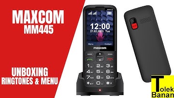 MaxCom MM445 - Unboxing / Menu & Ringtones / Dzwonki
