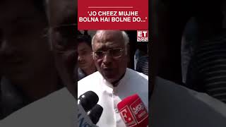Kharge vs EC: Congress Chief Reacts To Notice Over PM Modi 'Terrorist' Remark | Watch | ET Now