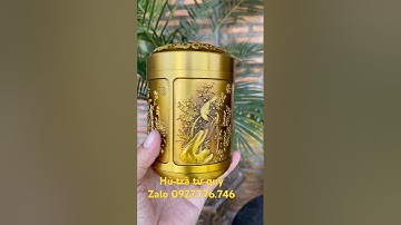Hủ trà tứ quý #đồcổ #đồđồngxưa #shortsvideo #cửahàngđồđồng