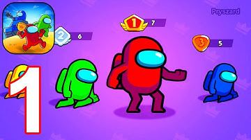 1234 Player In House Party - Gameplay Walkthrough Part 1 Stickman Party Funny Minigames (Android)