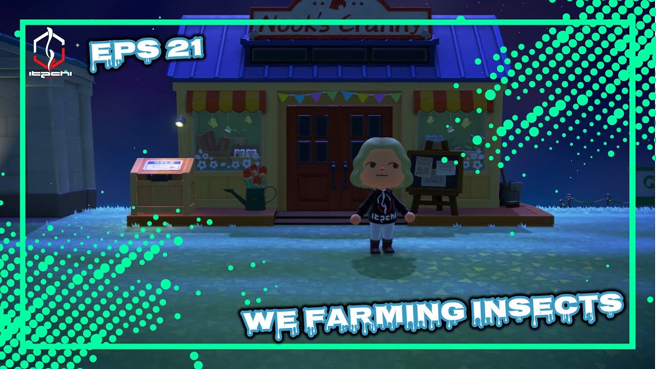 WE FARMING INSECTS | EPS 21 | ANIMAL CROSSING NEW HORIZONS 🎮🎮🎮