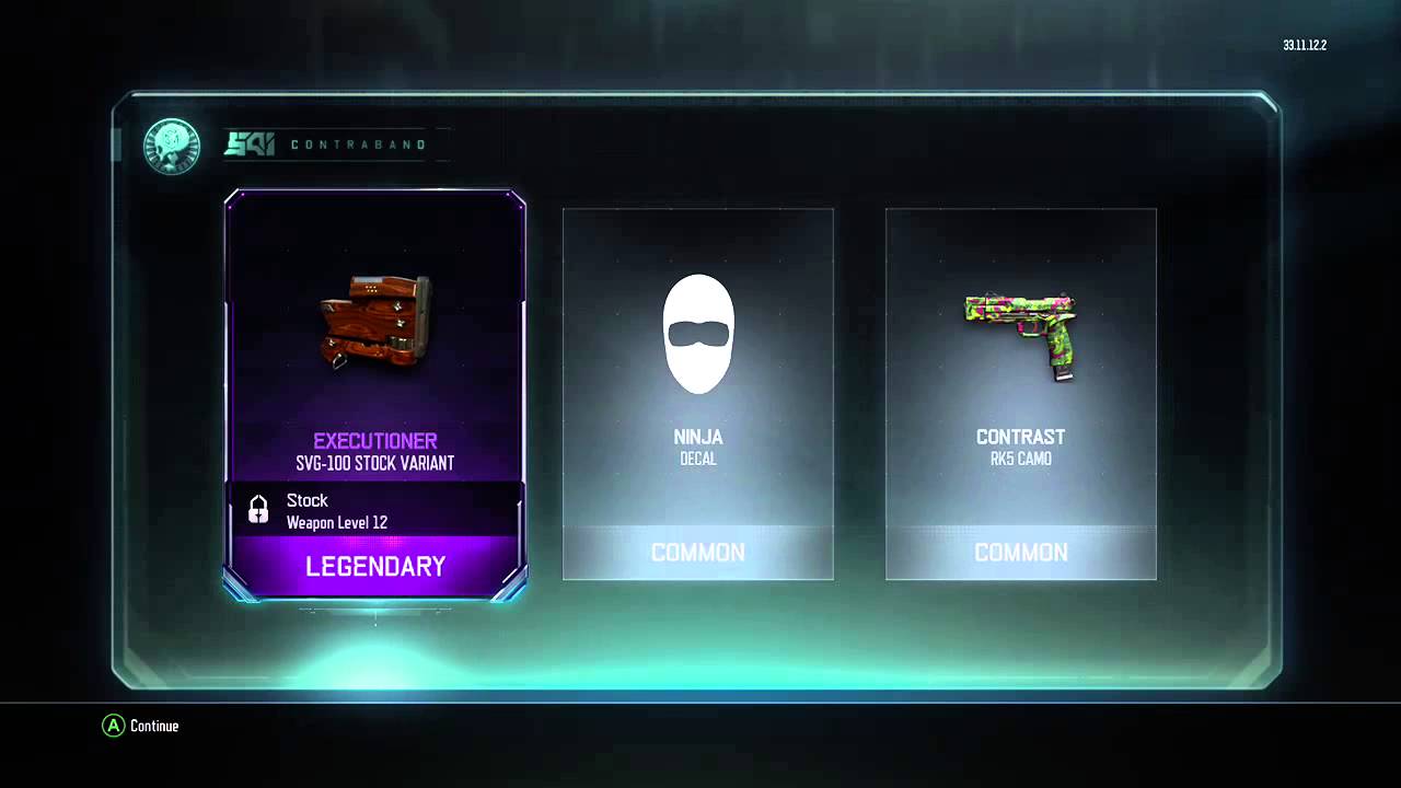 LEGENDARY! - Black Ops 3 Common Supply Drop Opening
