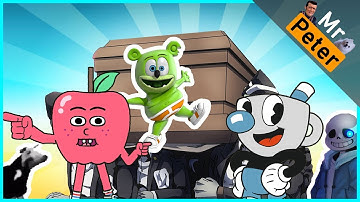 Multimix - Apple & Onion & Cuphead Game (Mashup) @mrpetervideo