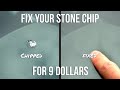 Save your windshield for $9 - DIY stone chip repair