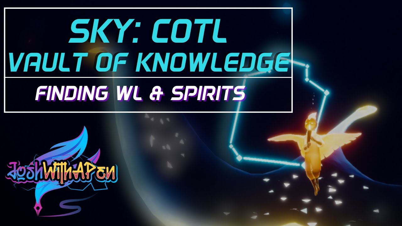 Sky COTL Vault of Knowledge Base Spirits, Emotes, Winged Lights