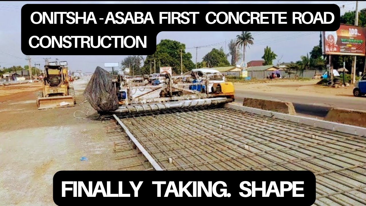 Onitsha - Asaba First Concrete Road Construction