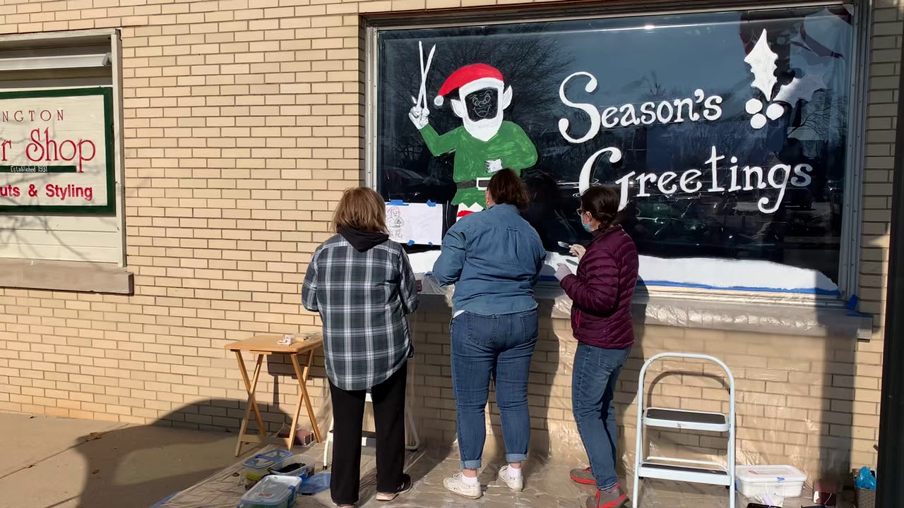 Destination Barrington: Just Elfing Around - Holiday Window Displays!
