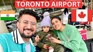 Meeting My WIFE & SON at TORONTO Airport After Long Time | INDIA TO CANADA