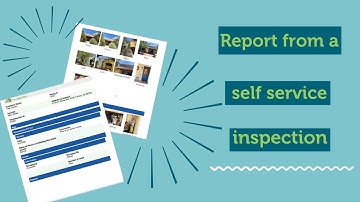 Report from a self service inspection