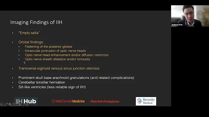 Imaging Findings of Idiopathic Intracranial Hypertension (IIH) with Andrew Kim, MD