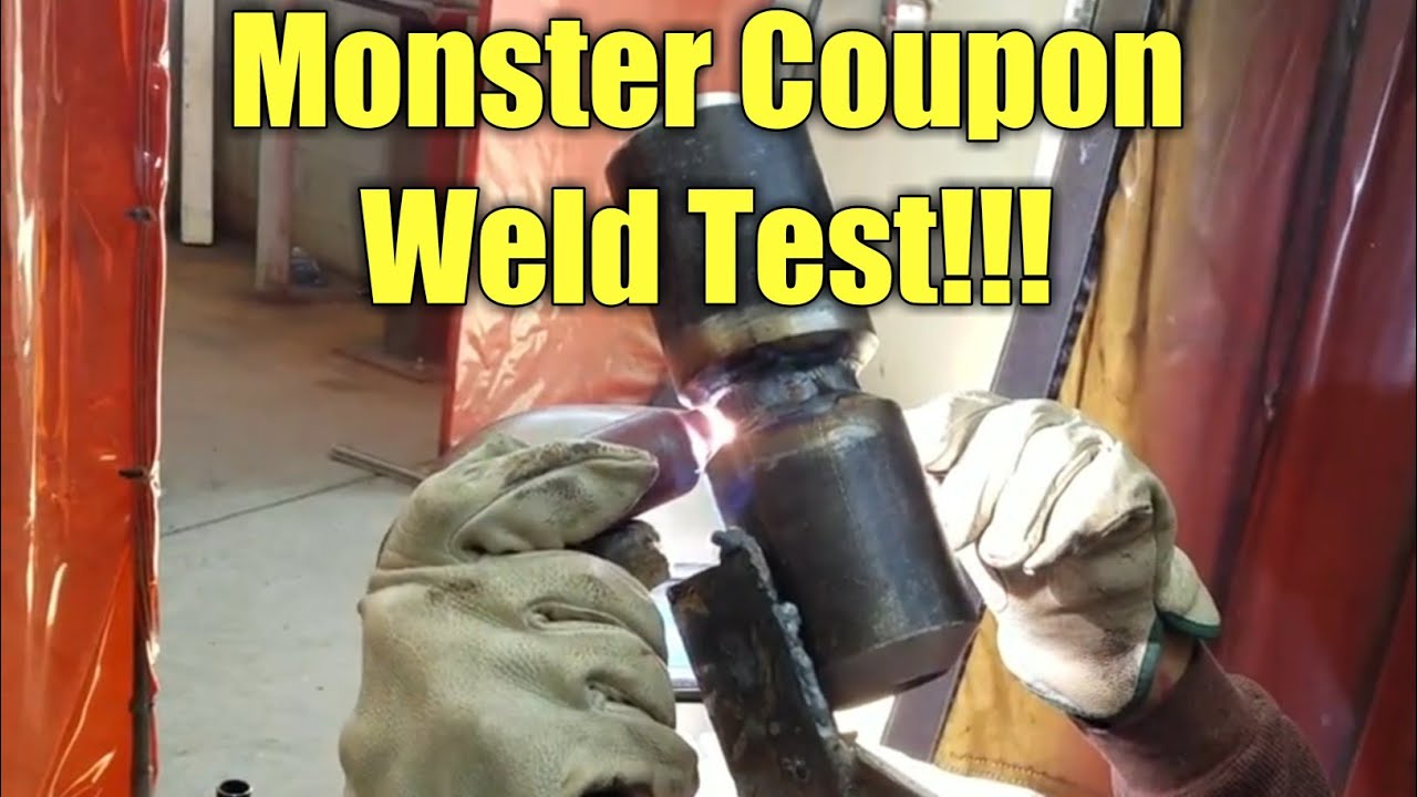 Monster 6g Coupon Test Tig Root 7018 fill & Cap. YouTube