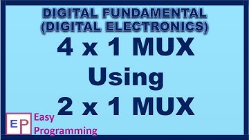 How to Design 4x1 Mux using 2x1 Mux | B.E | B.Tech | Diploma  #easycomputerprogramming
