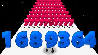 NUMBER HIDE AND SEEK - Numbers Run 3D Infinity Math Games screenshot 2