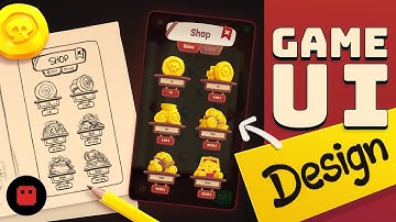Game UI Design - Shop - How to design mobile game UI | BOOM QUEST E02 #gameart