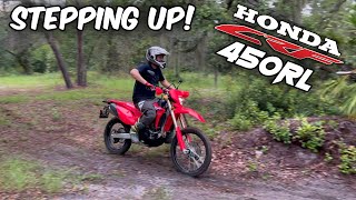 When is it time to go with a dualsport motorcycle? For me, it's NOW and it's a 2022 Honda CRF450RL!