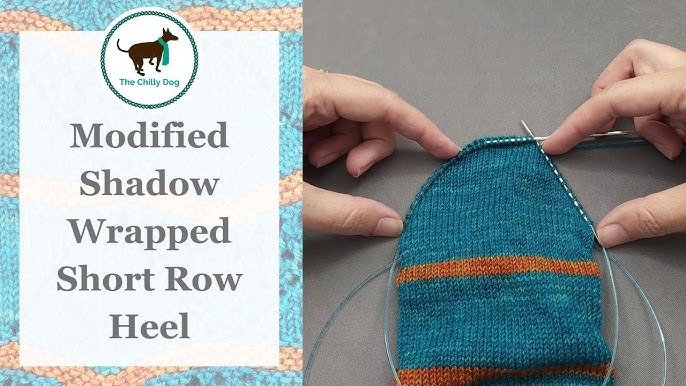Modified Shadow Wrapped Short Row Heel - YouTube modified-shadow-wrapped-short-row-heel-youtube