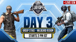 [EN] PMCO Wildcard Group Stage Day 3 | Fall Split | PUBG MOBILE CLUB OPEN 2020