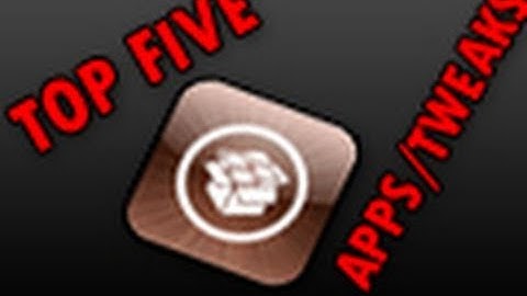 Top Five Cydia Apps/Tweaks For Your iPhone/iPod Touch!  **MUST-HAVE APPS/TWEAKS**