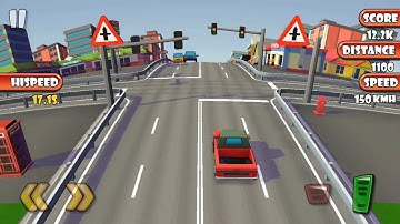 Highway Traffic Racer Planet (by RebelApes) - racing game for android and iOS - gameplay.