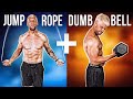 Jump Rope + Dumbbell Workout (No Talking)