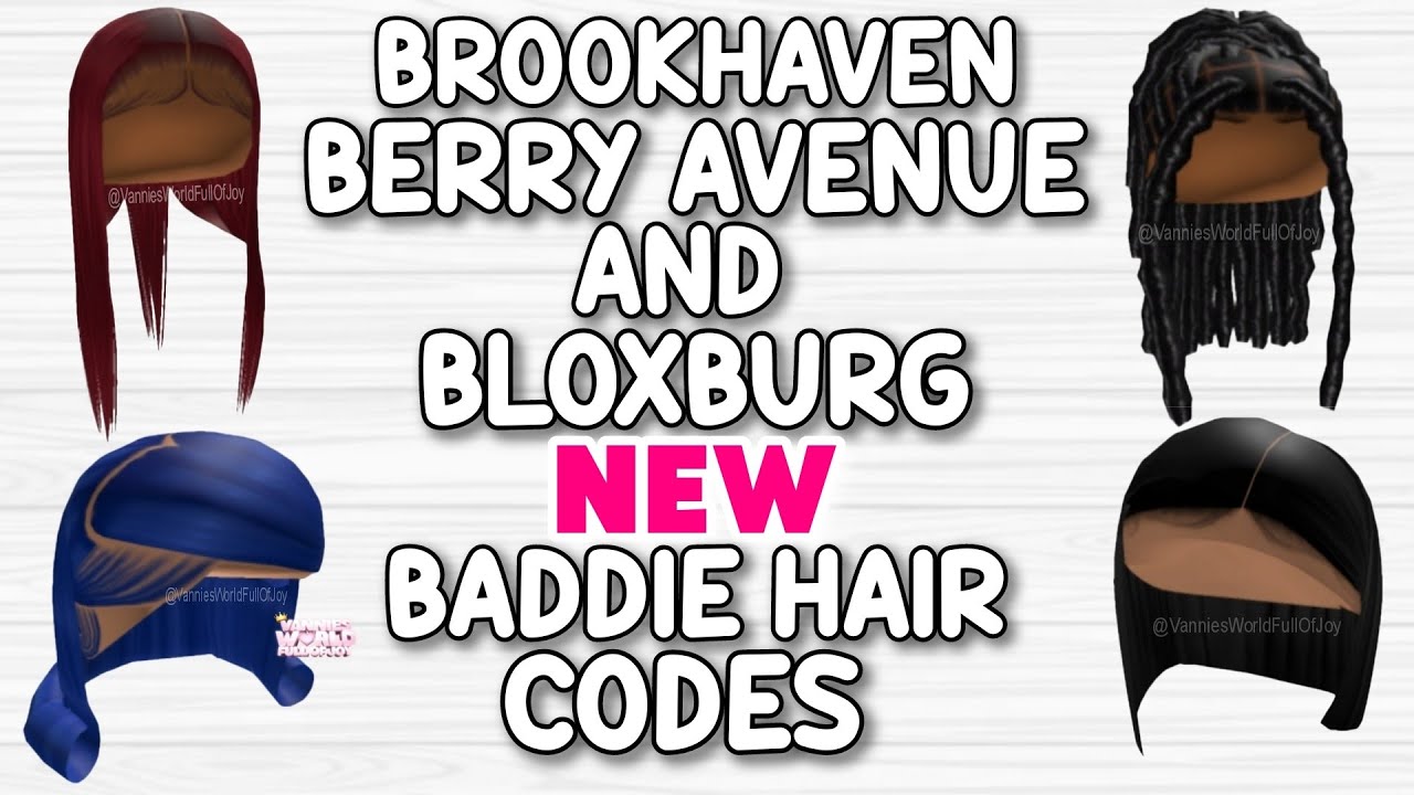 NEW* 10 CUTE HAIR ID CODES FOR BROOKHAVEN 🏡RP, BERRY AVENUE AND