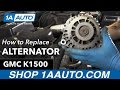 How to Replace Alternator 1996-99 GMC Sierra K1500 5-7L