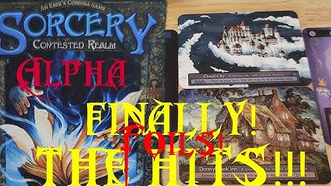 Sorcery TCG Alpha Box opening - we finally get to the hits!! @SorceryTCG