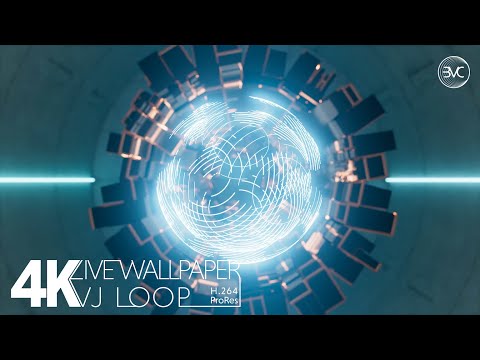 4K Sci-Fi 3D Animation: 1-Minute VJ Loop & Live Wallpaper for Your Next Project or Environment