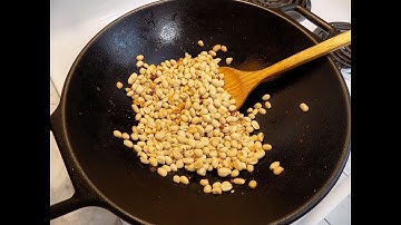 Homemade Peanut Butter in a Cast Iron Wok (and a Ninja Food Processor)