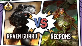 Мультшоу Necrons vs Raven Guard Репорт 1000 pts Warhammer 40000