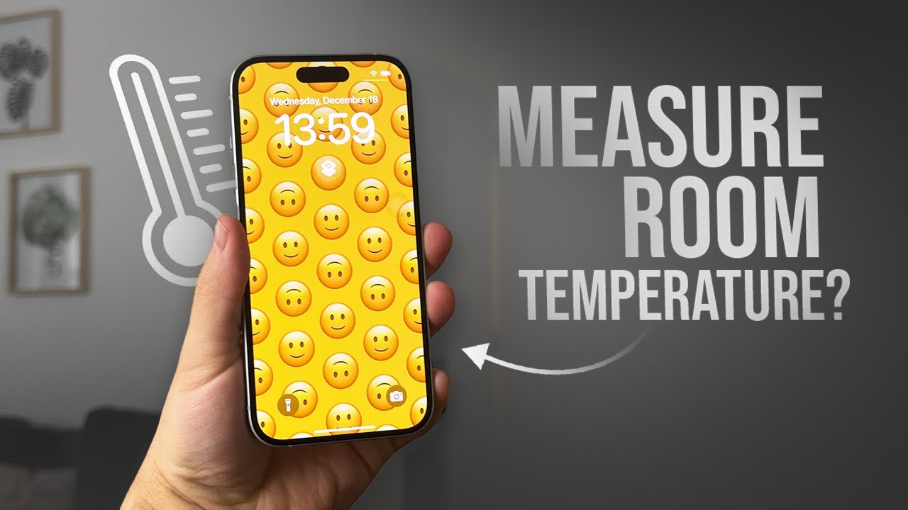 Is There An App To Measure Room Temperature Can you Measure Room Temperature with iPhone? (explained) - YouTube