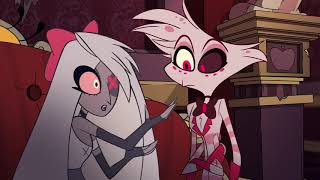 Vaggie Explains Alastor to Angel Scene (Hazbin Hotel)