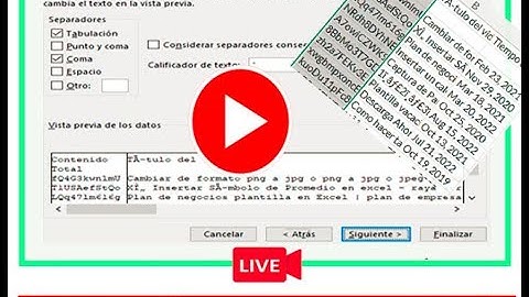 Texto en columnas excel | dividir celdas (aplica para archivos CSV)