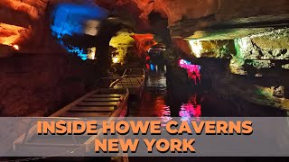 Inside Howe Caverns | 2nd Most Visited Natural Attraction in NY State | Cave \& Underground River