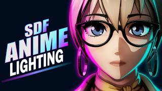 Stylized Anime Face Lighting in 3D Complete SDF Tutorial