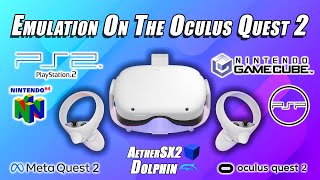 Emulation On The Oculus Quest 2 VR Head Set Pretty Awesome! PS2, Gamecube, PSP, N64 - YouTube