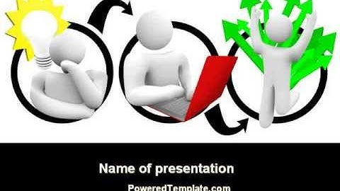 Idea Implementation Plan PowerPoint Template by PoweredTemplate.com