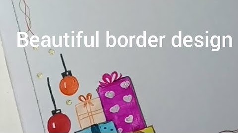 beautiful border design @rangallyritu  #borderdesign #borderart #art #diy #borderpattern #holiday